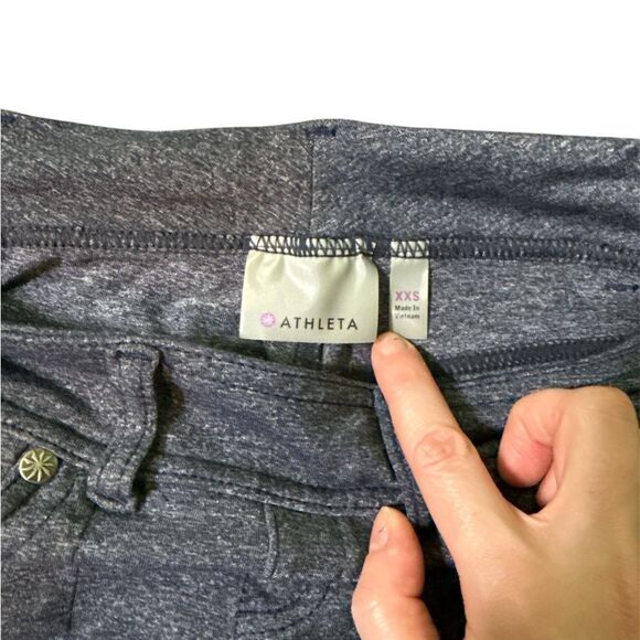 Navy athleta leggings size xxs - Picture 5 of 5